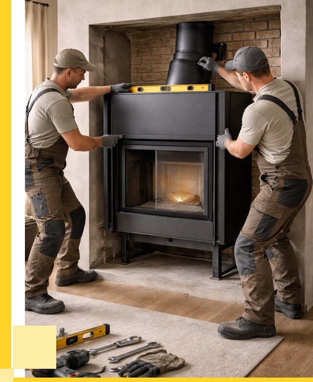 Установка каминных топок в Копейске под ключ от 18473 р. | ЭриданКпс