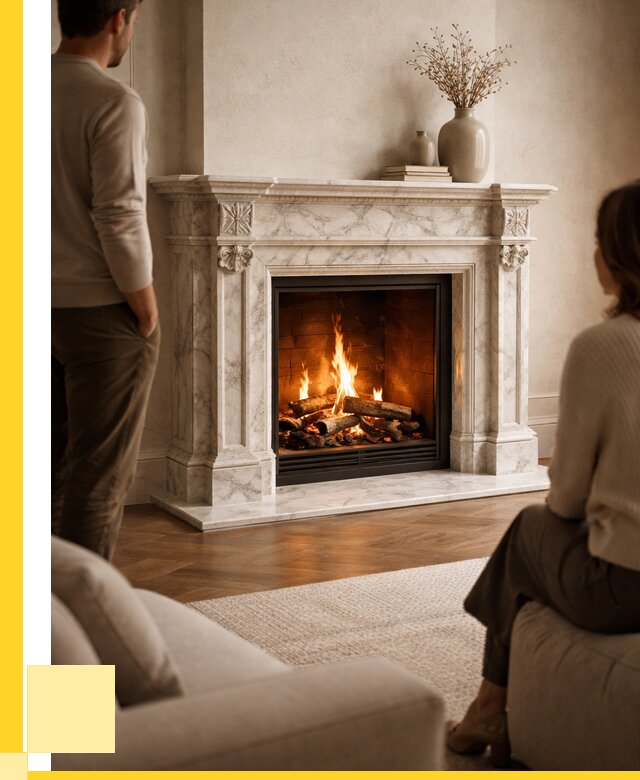 Мраморные камины под ключ в Копейске от 256575 р. | ЭриданКпс