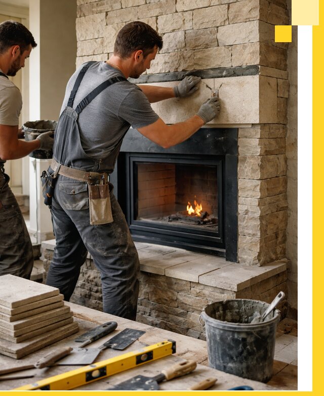 Проектирование и установка открытых каминов в Копейске