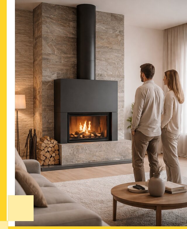 Закрытые камины под ключ в Копейске от 123156 р., ЭриданКпс