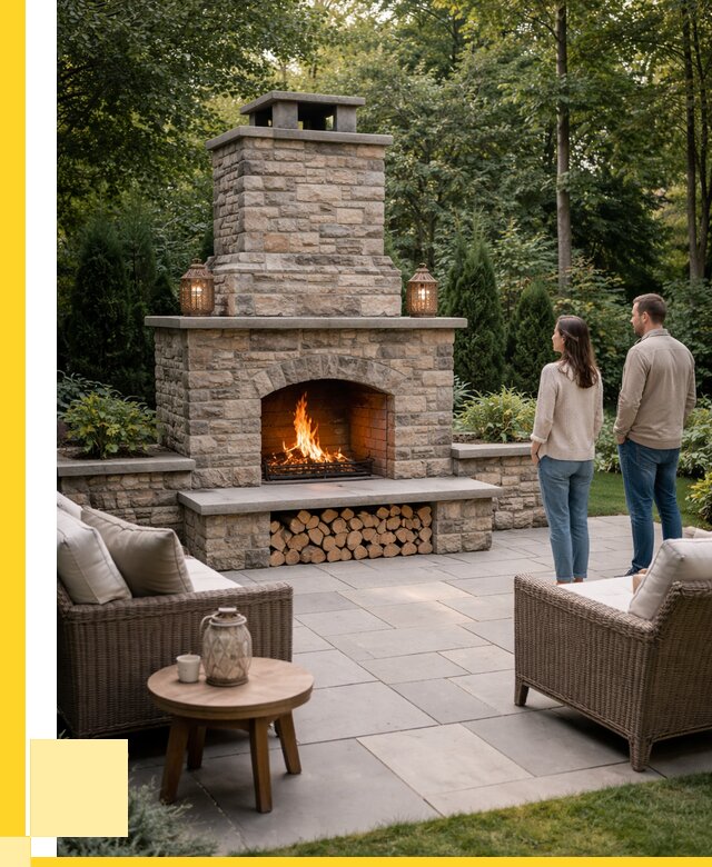 Уличные камины из кирпича в Копейске от 153945 р. | ЭриданКпс