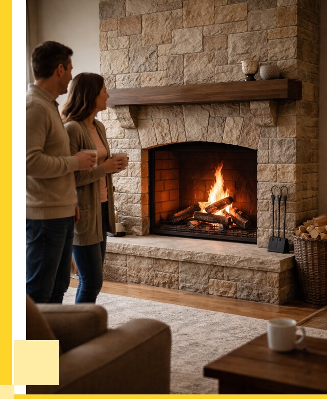 Каменные камины на заказ в Копейске от 184734 р. | ЭриданКпс