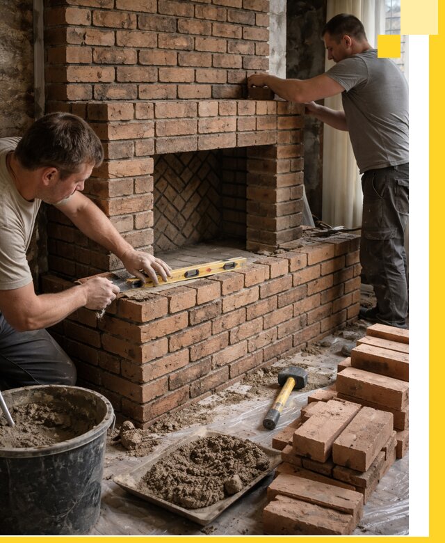 Изготовление и установка кирпичных каминов в Копейске