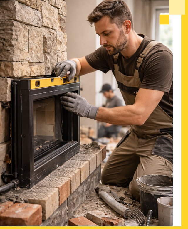 Дровяные камины под ключ в Копейске: монтаж, обустройство