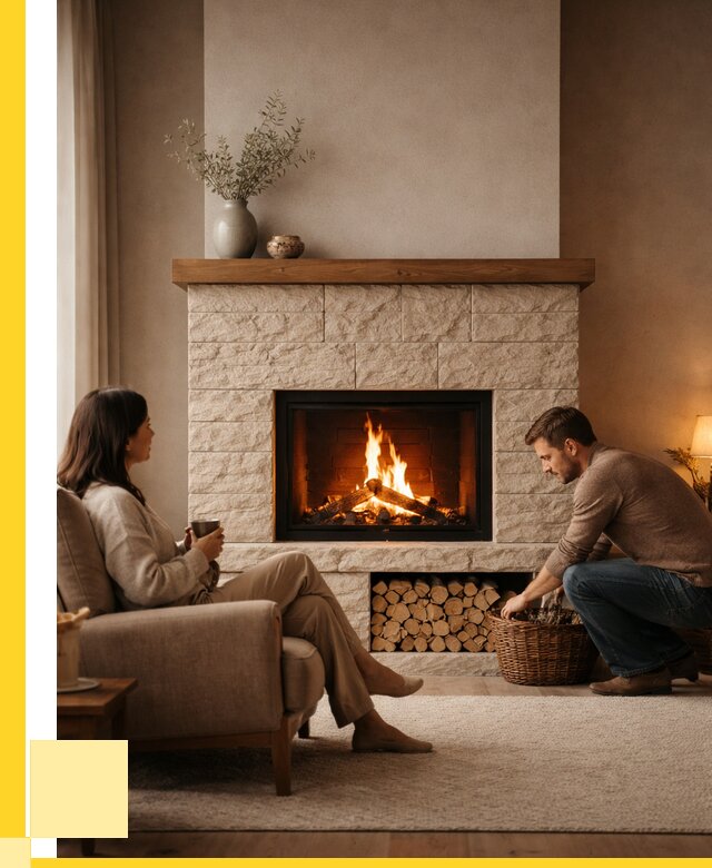 Камины для дома в Копейске под ключ от 153945 р. | ЭриданКпс