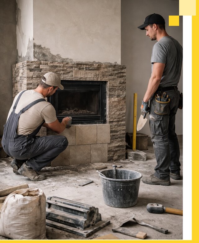 Камины под ключ в Копейске: проект, изготовление и монтаж