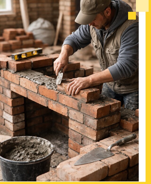 Кладка каминов под ключ в Копейске профессиональная отделка и монтаж