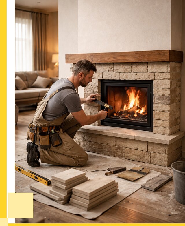 Строительство каминов в Копейске от 153945 р., ЭриданКпс - под ключ