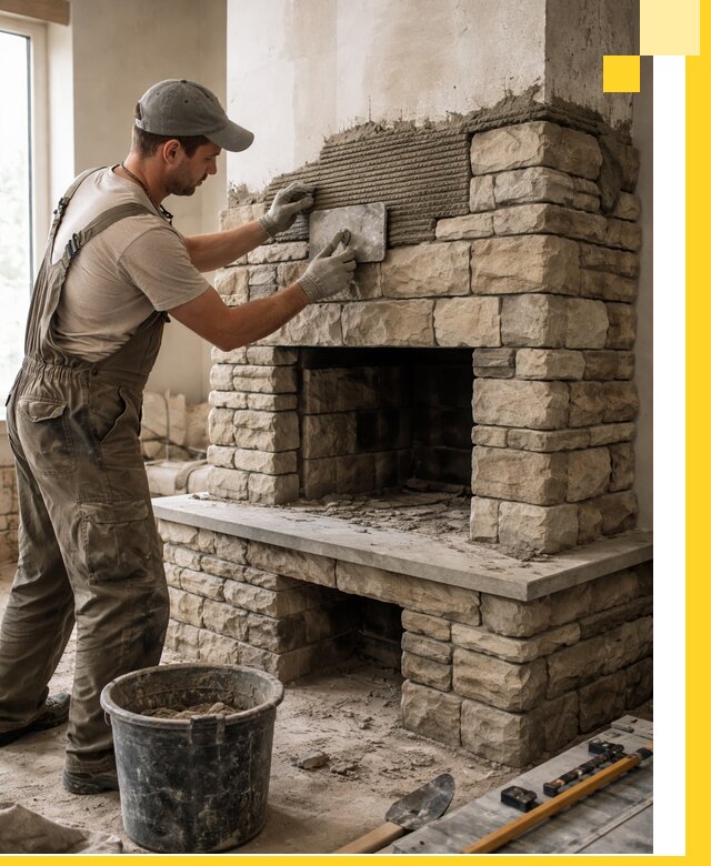 Строительство каминов под ключ в Копейске от проектирования до монтажа