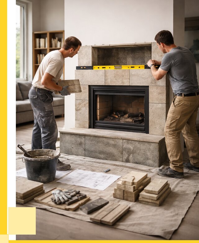 Монтаж каминов и установка в Копейске от 46184 р. | ЭриданКпс