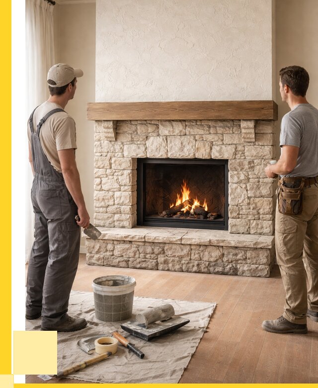 Отделка каминов в Копейске от 6671 р. под ключ | ЭриданКпс