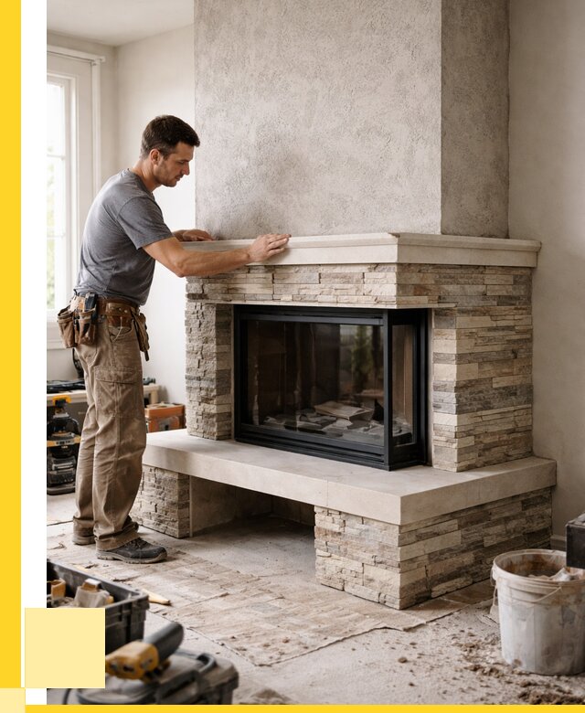 Изготовление каминов под ключ в Копейске от 153945 р. | ЭриданКпс