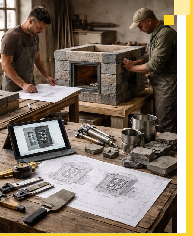 Разработка проектов печей с согласованием и монтажом в Копейске