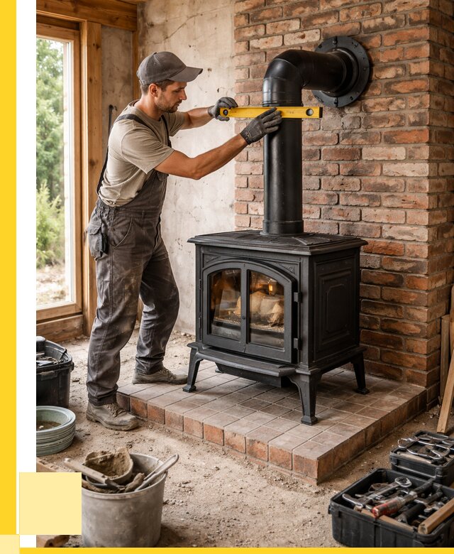 Монтаж печей установка банной печи в Копейске от 15395 р. | ЭриданКпс