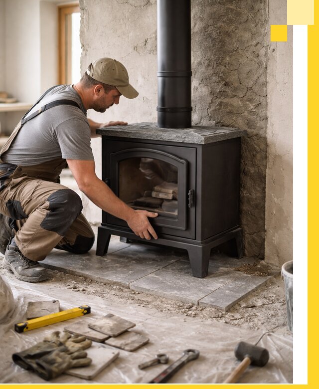 Профессиональный монтаж печей и каминов в Копейске под ключ