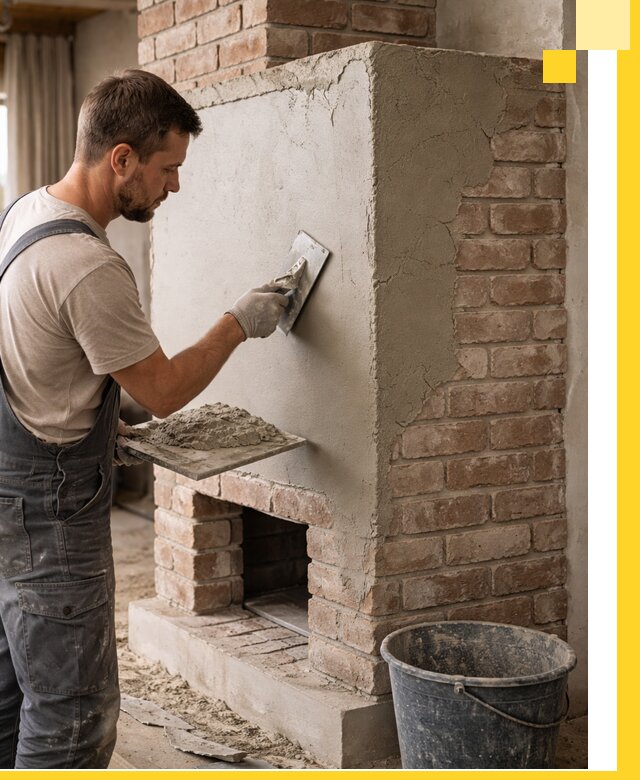 Отделка печей и облицовка каминов в Копейске под ключ