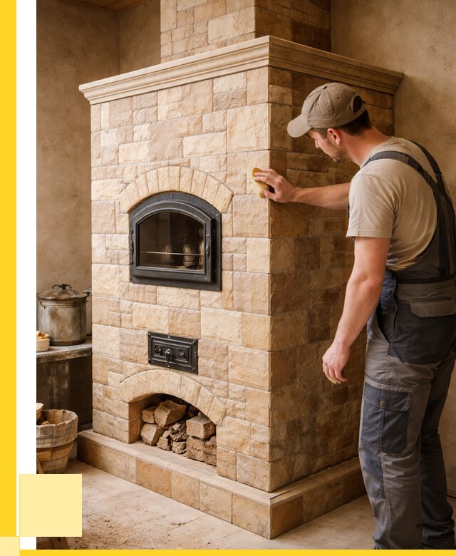 Облицовка печей в Копейске от 4618 р. под ключ | ЭриданКпс