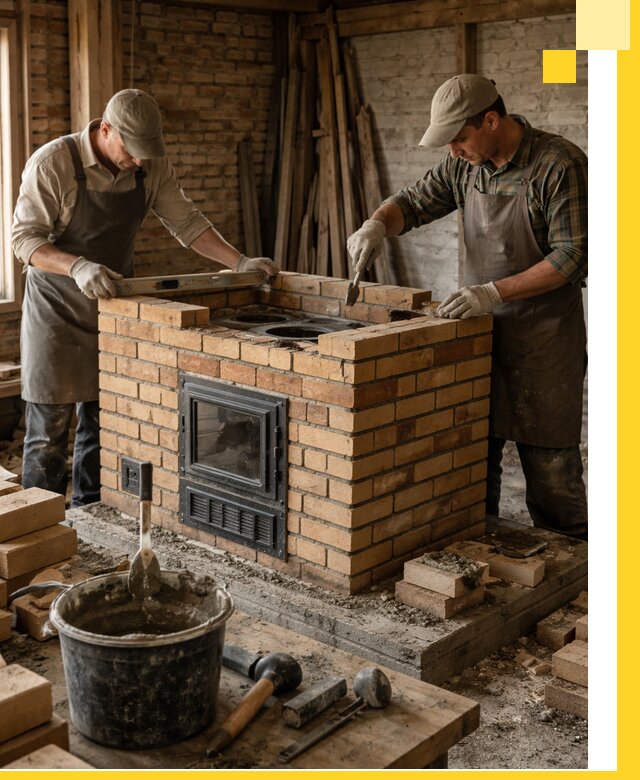 Изготовление и установка варочных печей под ключ в Копейске