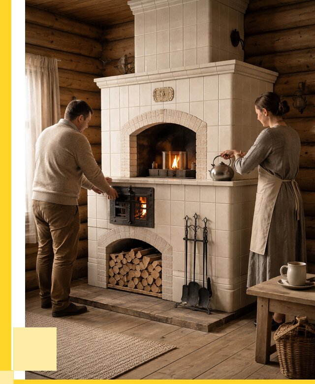 Русские печи в Копейске: установка от 153945 р. ЭриданКпс