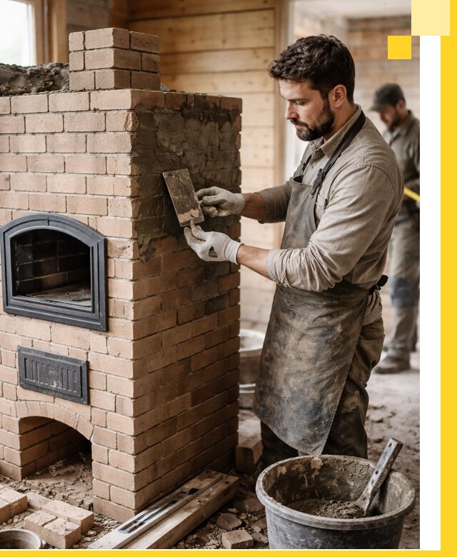 Изготовление и установка печей-шведок под ключ в Копейске