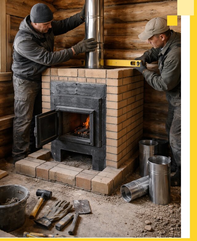 Проектирование, изготовление и установка банных печей в Копейске