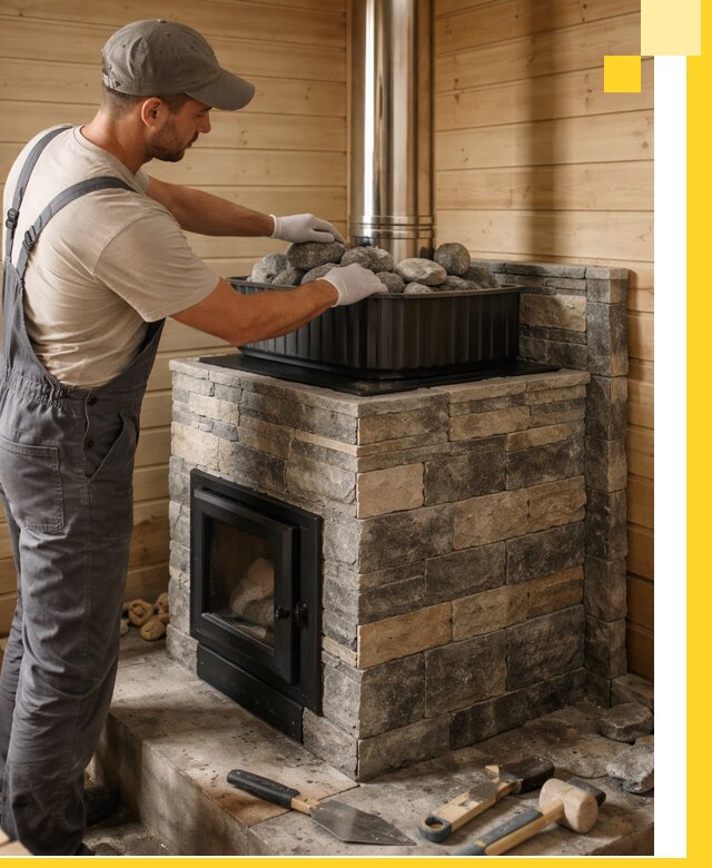 Печи для парной в Копейске, производство, монтаж и обслуживание