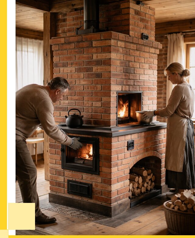 Печи для загородного дома под ключ в Копейске от 82104 р. | ЭриданКпс