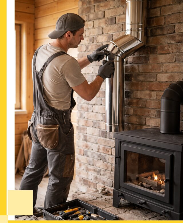 Монтаж дымоходов для печей в Копейске от 7697 р. | ЭриданКпс