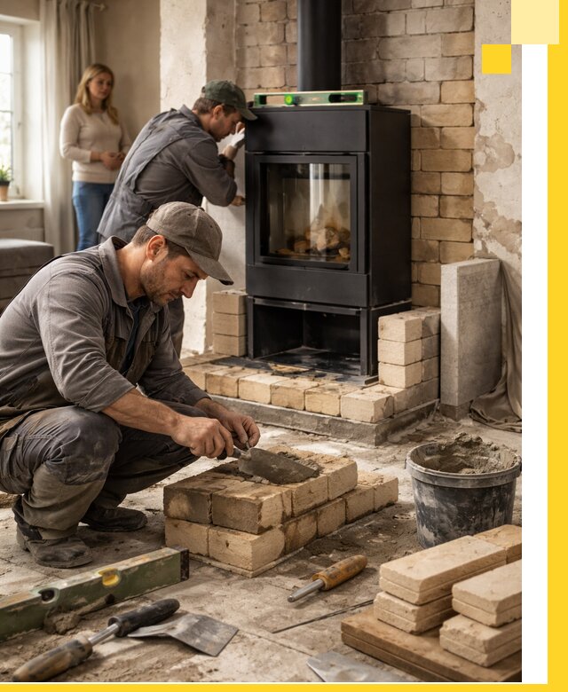 Печи и камины под ключ: проект, установка в Копейске