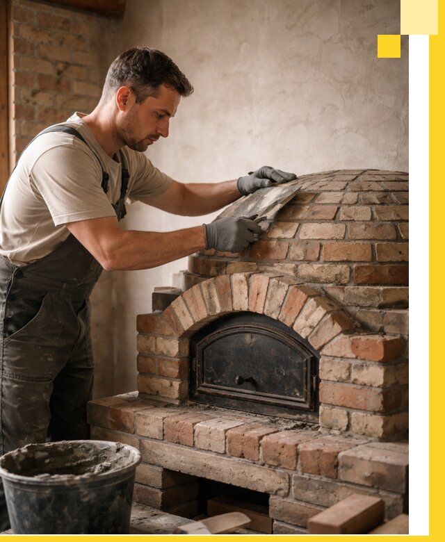 Изготовление и монтаж помпейских печей на заказ в Копейске