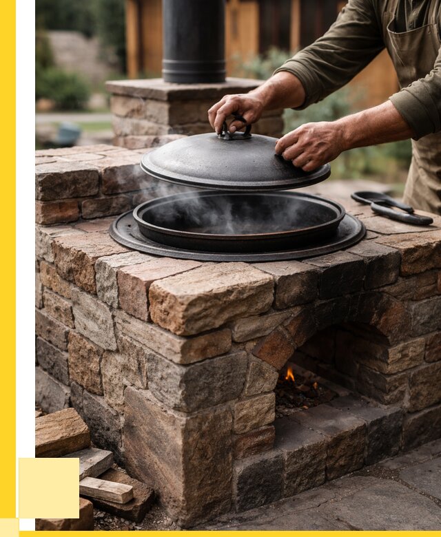 Печи для казана в Копейске по цене от 18473 р. | ЭриданКпс