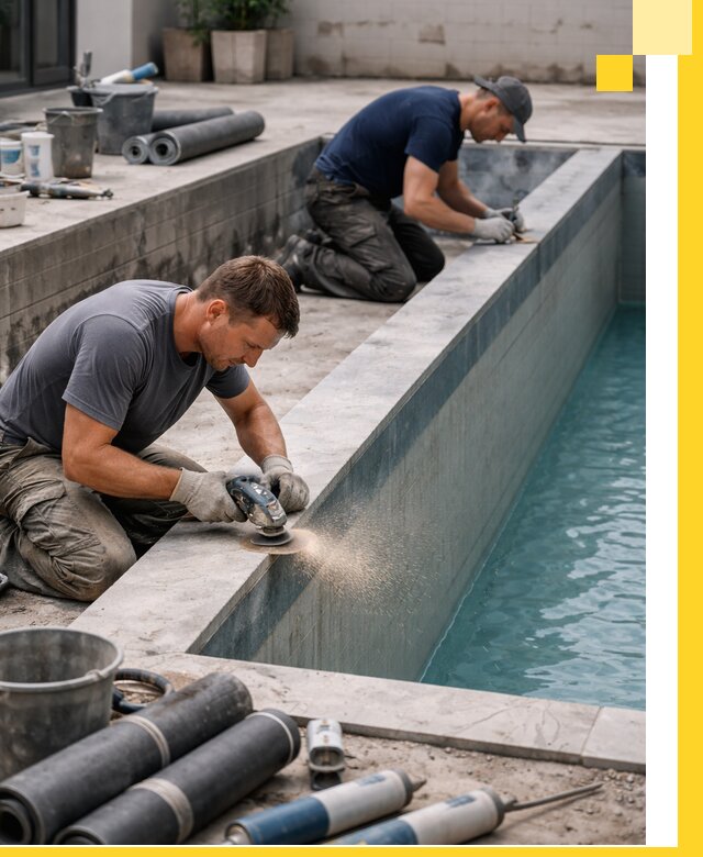 Профессиональный ремонт бассейнов под ключ в Копейске