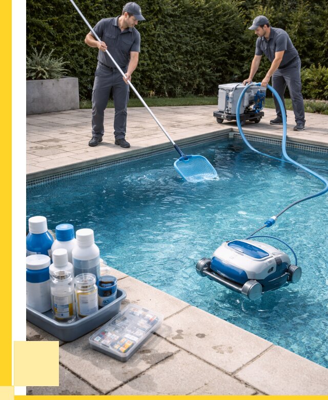 Чистка бассейнов в Копейске роботами, от 4618 р. | ЭриданКпс