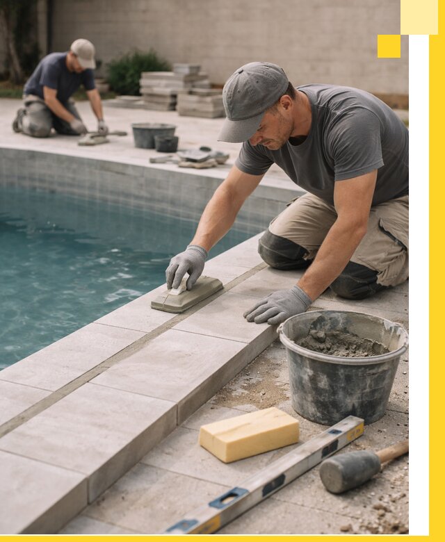 Отделка бассейнов в Копейске: декоративная отделка и гидроизоляция