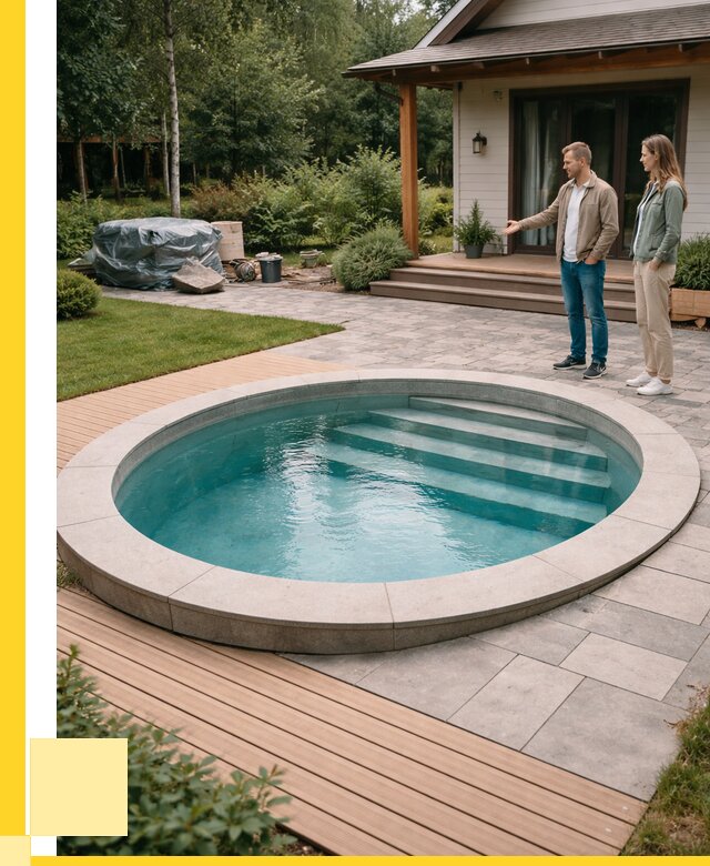 Бассейн на даче под ключ в Копейске от 205260 р., ЭриданКпс