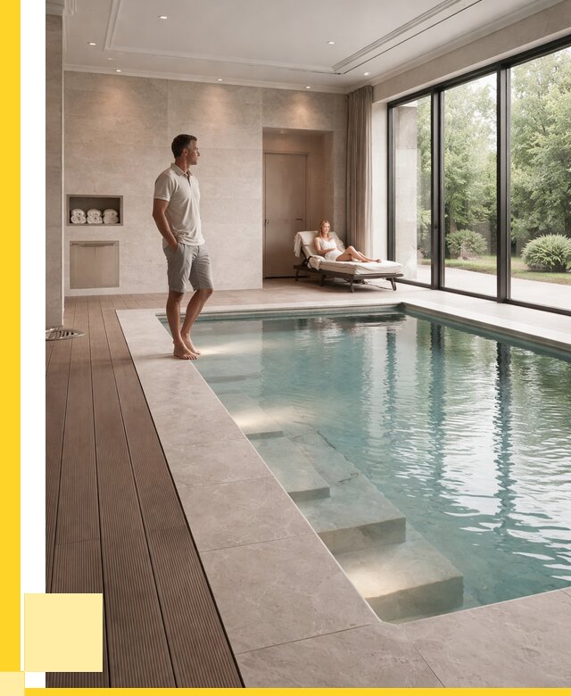 Бассейны в коттедже под ключ в Копейске от 1231560 р. | ЭриданКпс