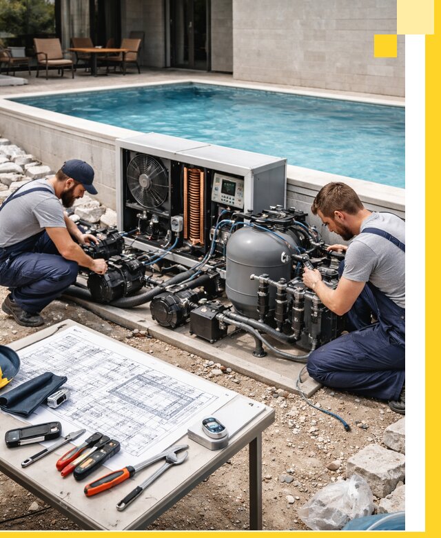 Проектирование и монтаж бассейнов с подогревом в Копейске