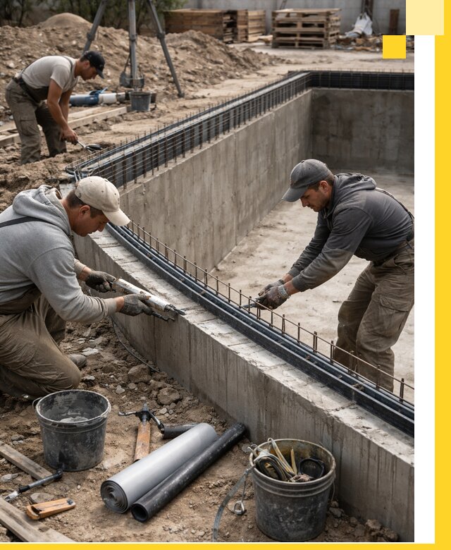 Качественный монтаж чаши бассейна в Копейске под ключ с гарантией