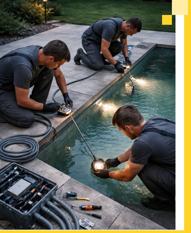 Профессиональное освещение бассейнов в Копейске: дизайн и монтаж