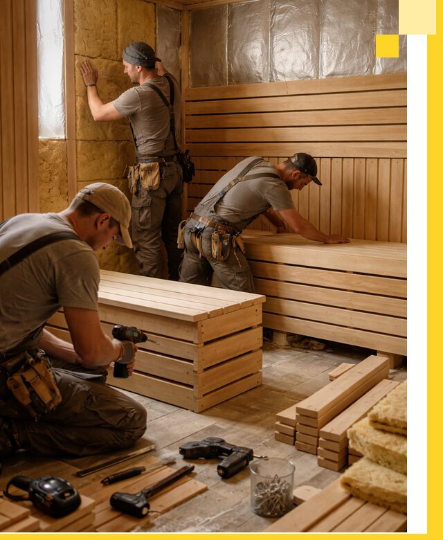 Профессиональное строительство саун под ключ в Копейске