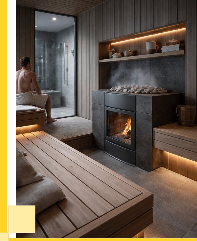 Проект сауны в частном доме в Копейске от 35921 р. | ЭриданКпс