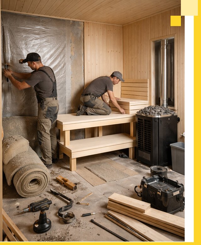 Проекты саун под ключ в Копейске дизайн и строительство