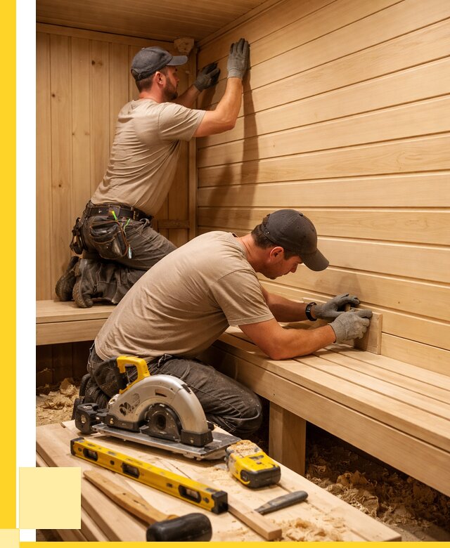 Обшивка саун вагонкой в Копейске от 2566 р. | ЭриданКпс