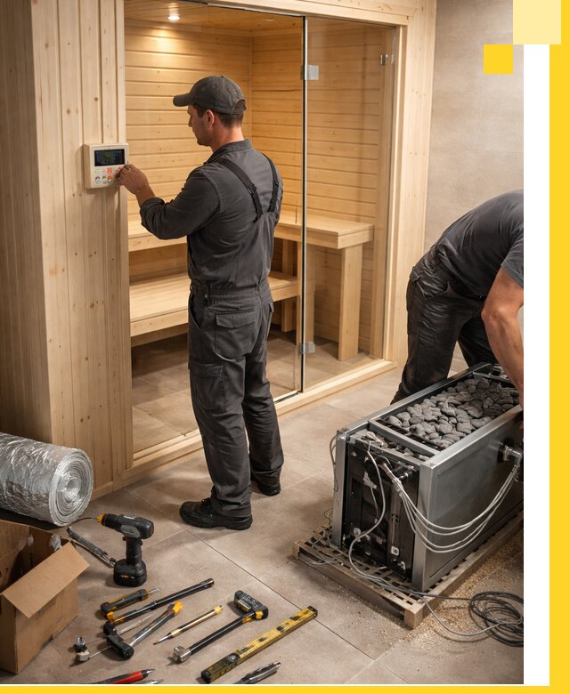 Поставка, установка и монтаж электрических саун в Копейске