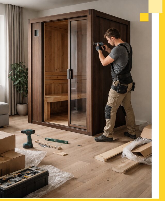 Установка и производство мини саун под ключ в Копейске