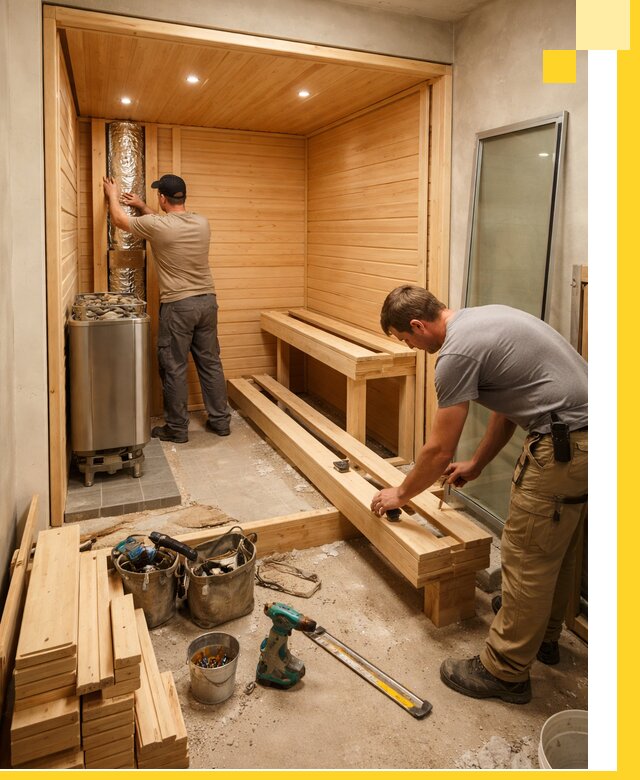 Проектирование и установка домашних саун под ключ в Копейске