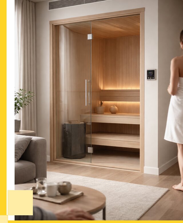 Сауна в квартире под ключ в Копейске от 123156 р. ЭриданКпс