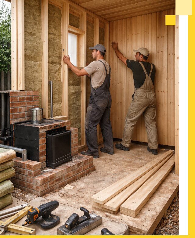 Строительство и установка дачных саун под ключ в Копейске