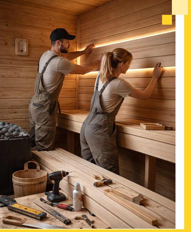 Дизайн саун и бань под ключ с индивидуальным проектом в Копейске