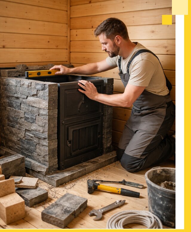 Производство и установка печей для саун под ключ в Копейске